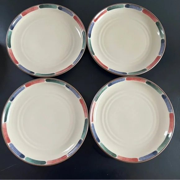 Noritake Stoneware Warm Sands Salad Plates set of 5 - Picture 1 of 5